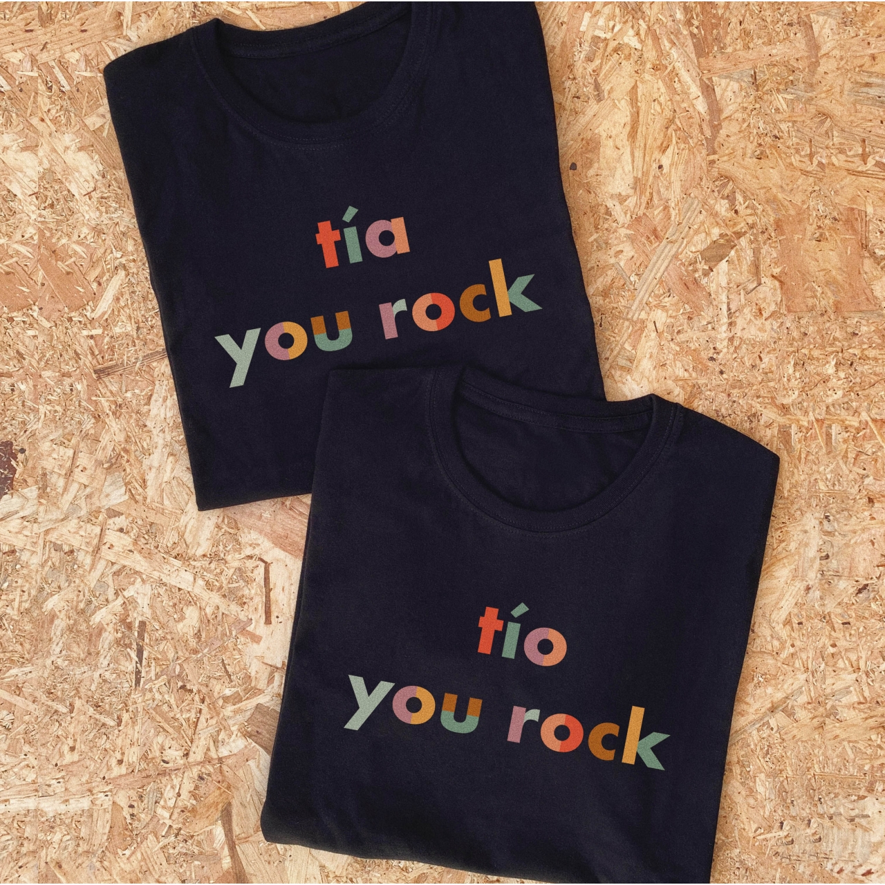 Camiseta tía // tío you rock